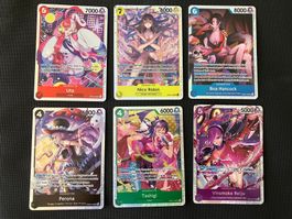 One Piece lot de 6 cartes héroïnes  « 🇬🇧 »